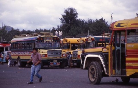 Guatamalan Bus Terminal 02309